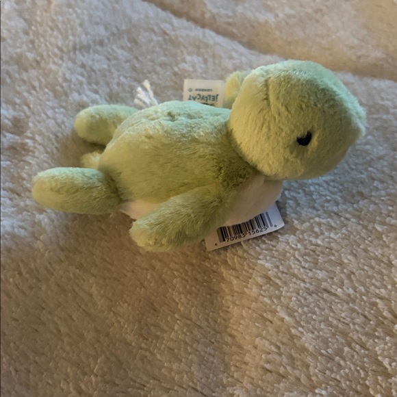 NWT Green Fluffy Turtle Jelly Cat - Picture 4 of 11